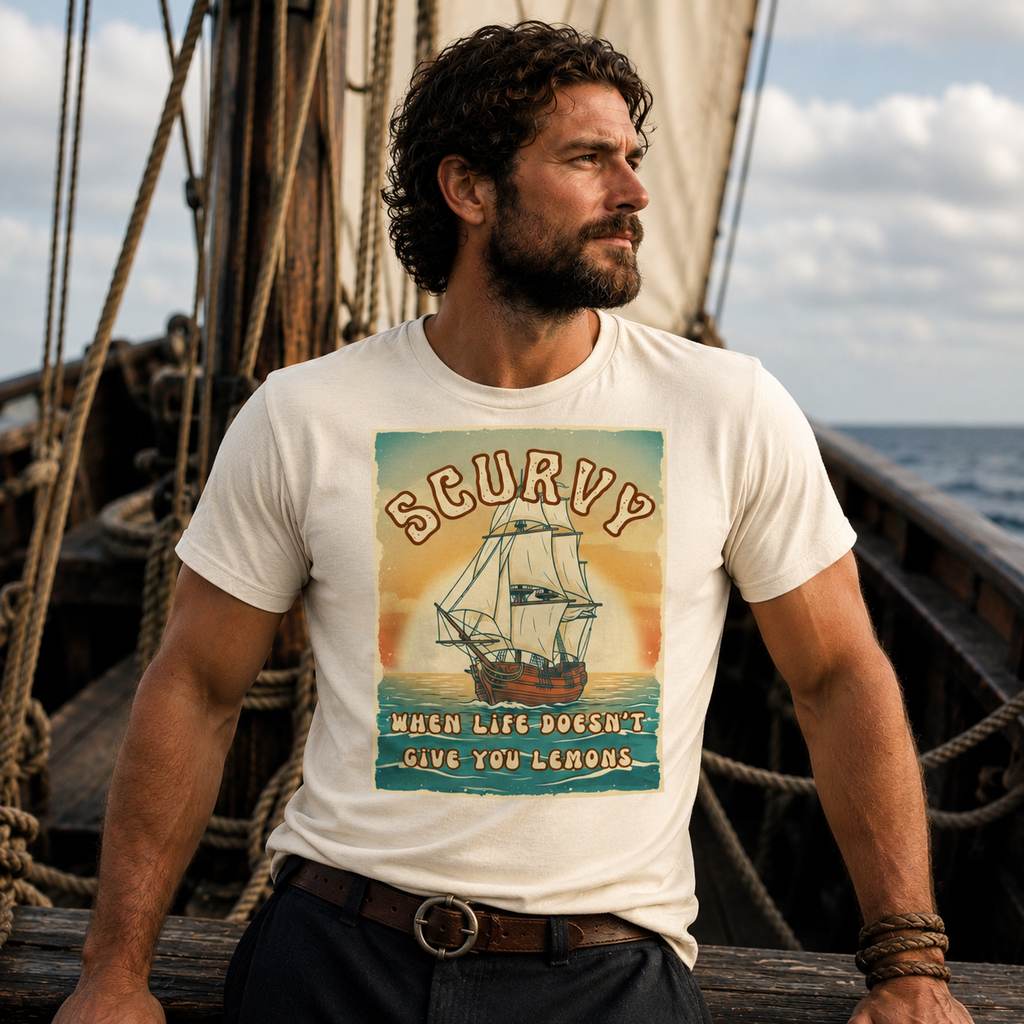 Scurvy – When Life Doesn’t Give You Lemons | Vintage 70s Humor T-Shirt