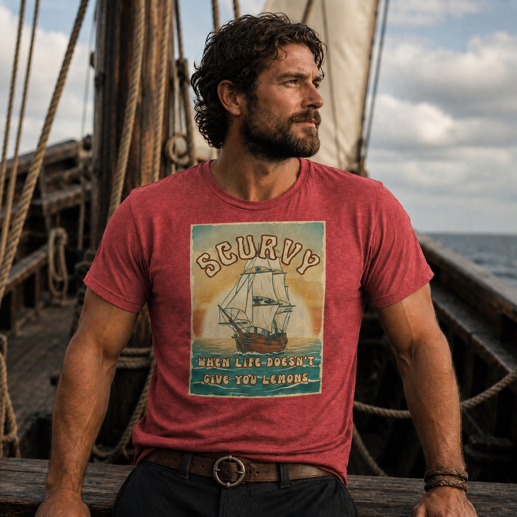 Scurvy – When Life Doesn’t Give You Lemons | Vintage 70s Humor T-Shirt