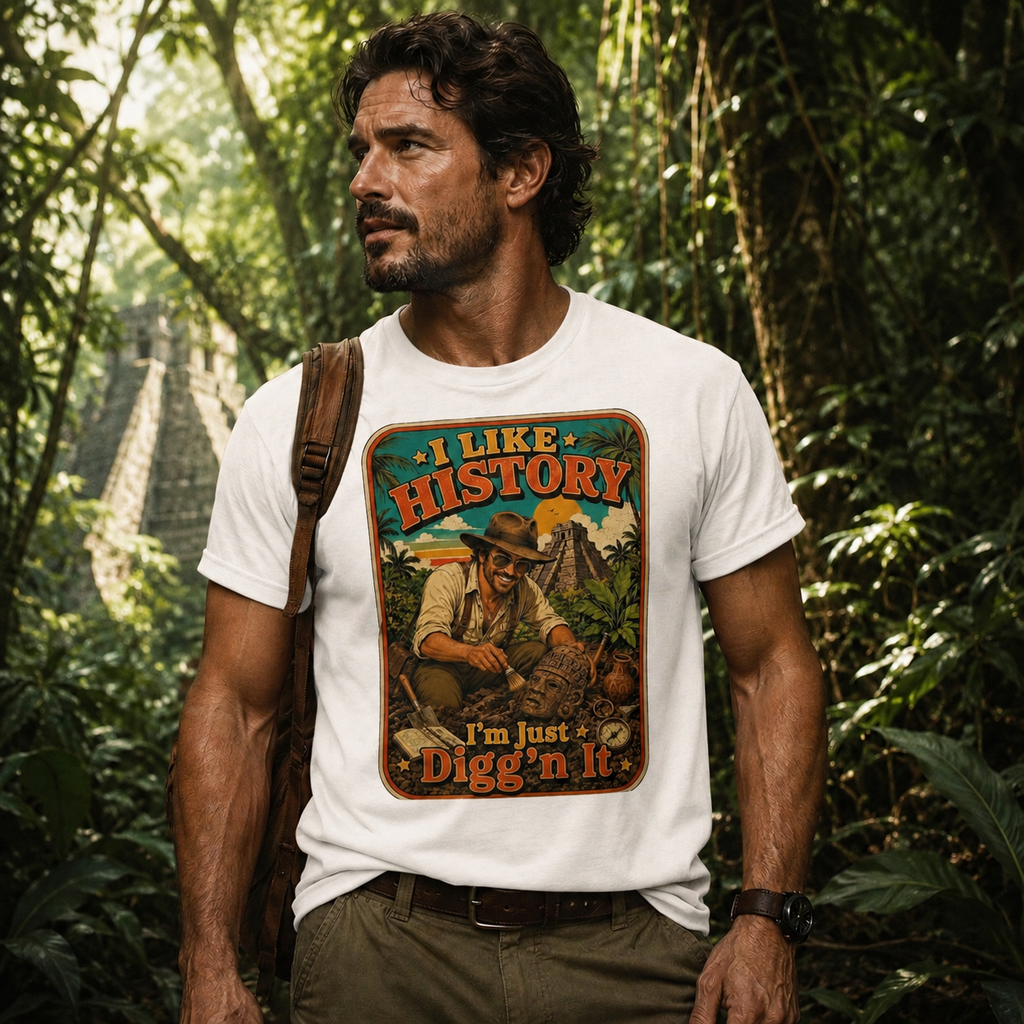 I'm Just Digg'n It Vintage Tee | Funny Archaeology History Shirt