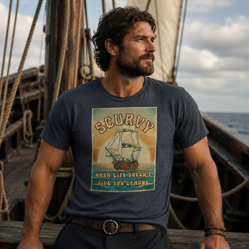 Scurvy – When Life Doesn’t Give You Lemons | Vintage 70s Humor T-Shirt