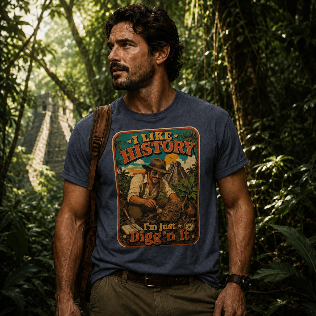 I'm Just Digg'n It Vintage Tee | Funny Archaeology History Shirt