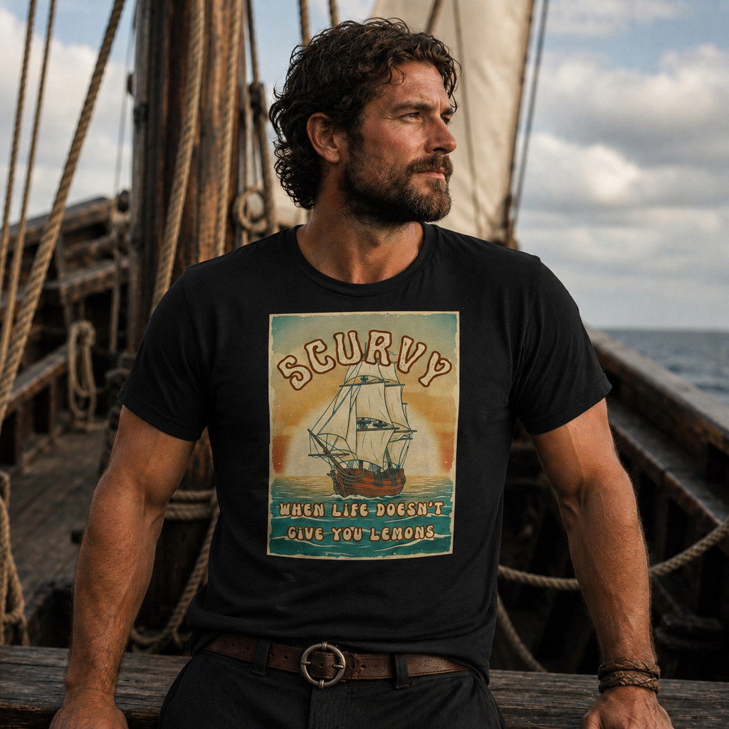 Scurvy – When Life Doesn’t Give You Lemons | Vintage 70s Humor T-Shirt