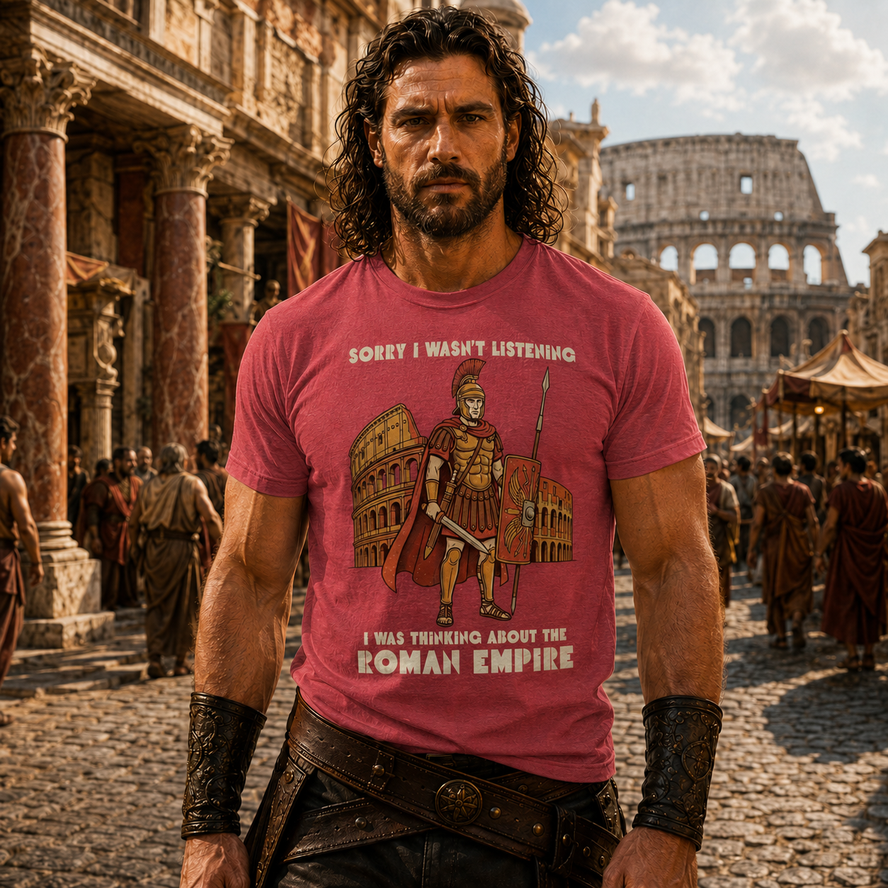 Thinking About the Roman Empire Vintage T-Shirt 🏛️⚔️