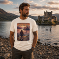 Just Another Day at the Lake Tee | Bigfoot & Loch Ness Vintage Graphic Shirt 🐉👣