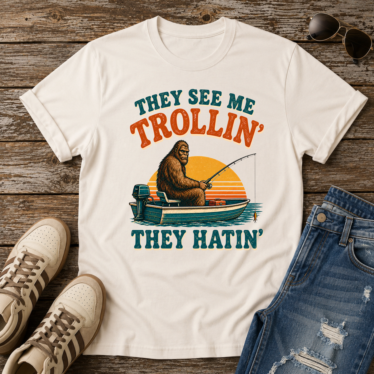 Bigfoot Trollin' T-Shirt