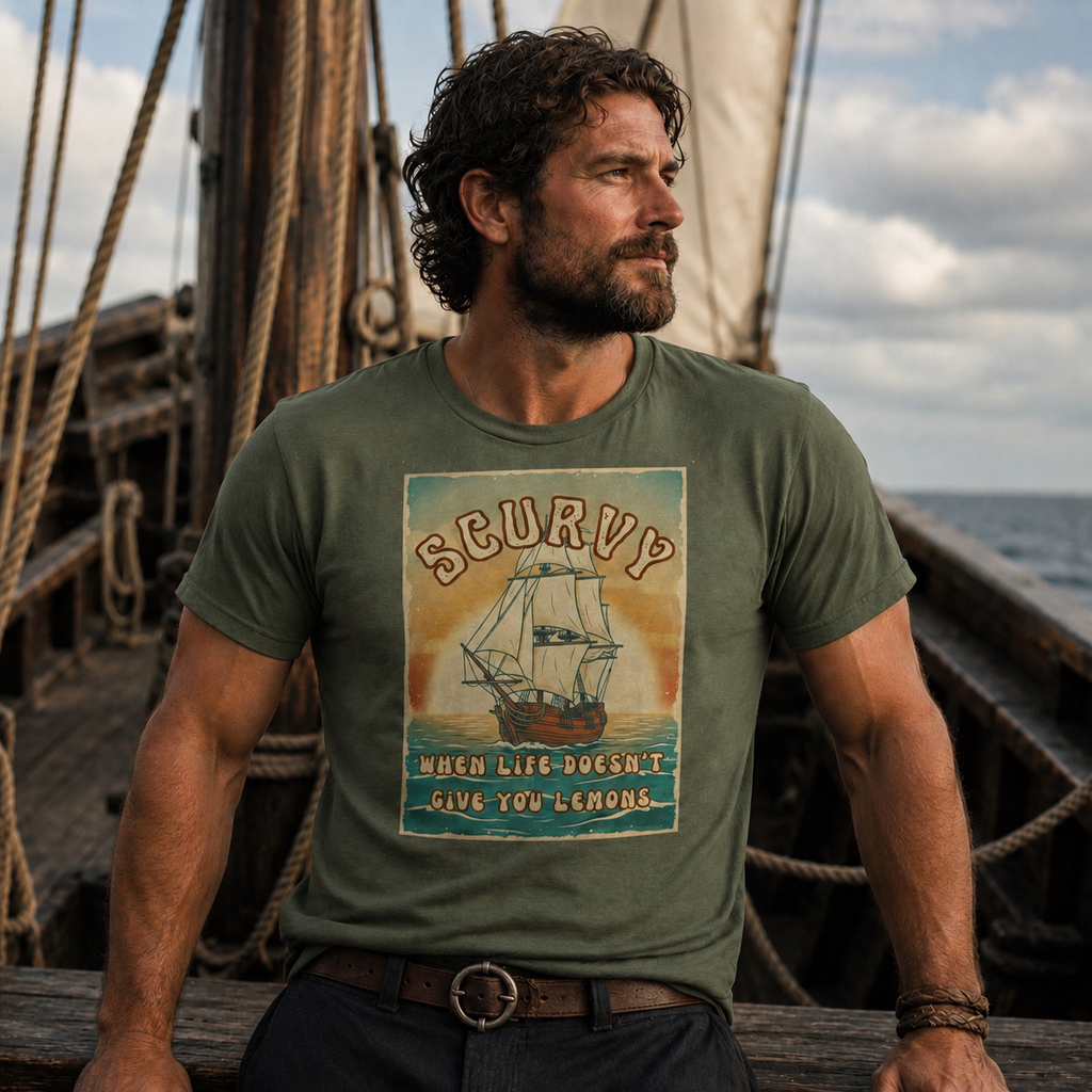 Scurvy – When Life Doesn’t Give You Lemons | Vintage 70s Humor T-Shirt