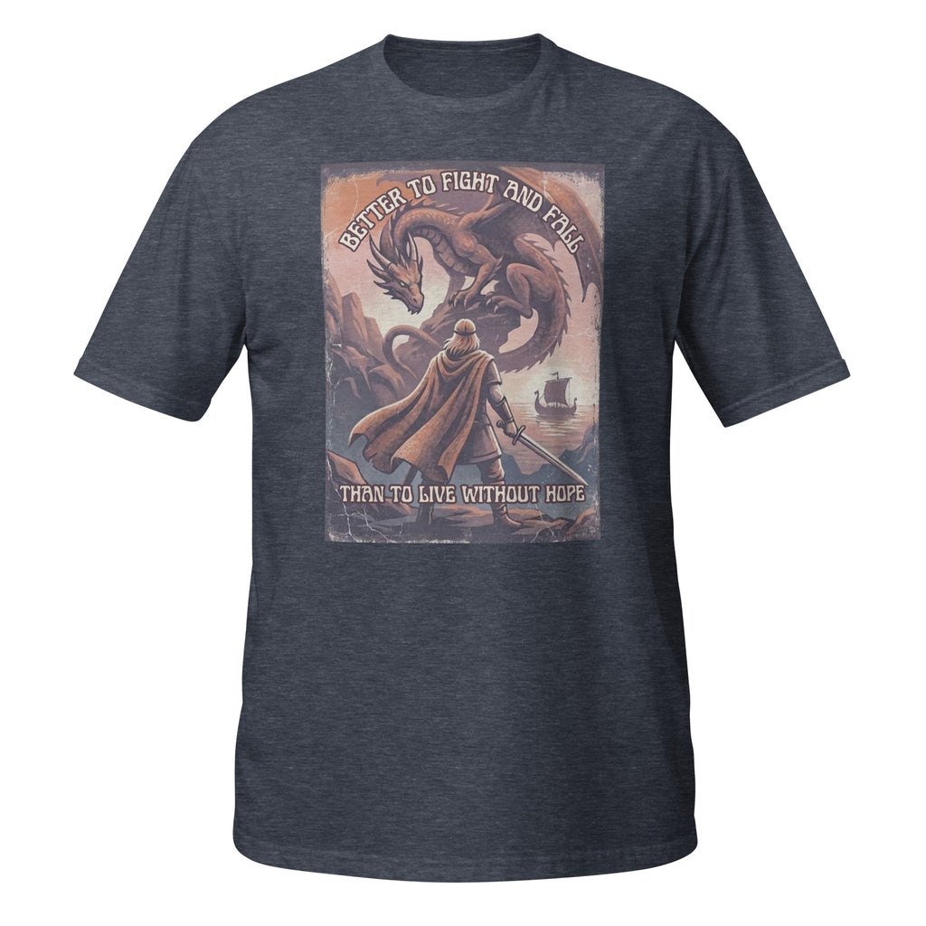 ⚔️ Vintage Viking dragon tee inspired by Norse mythology 🐉 Distressed retro fantasy art with Sigurd, Fafnir & legendary courage 🌊