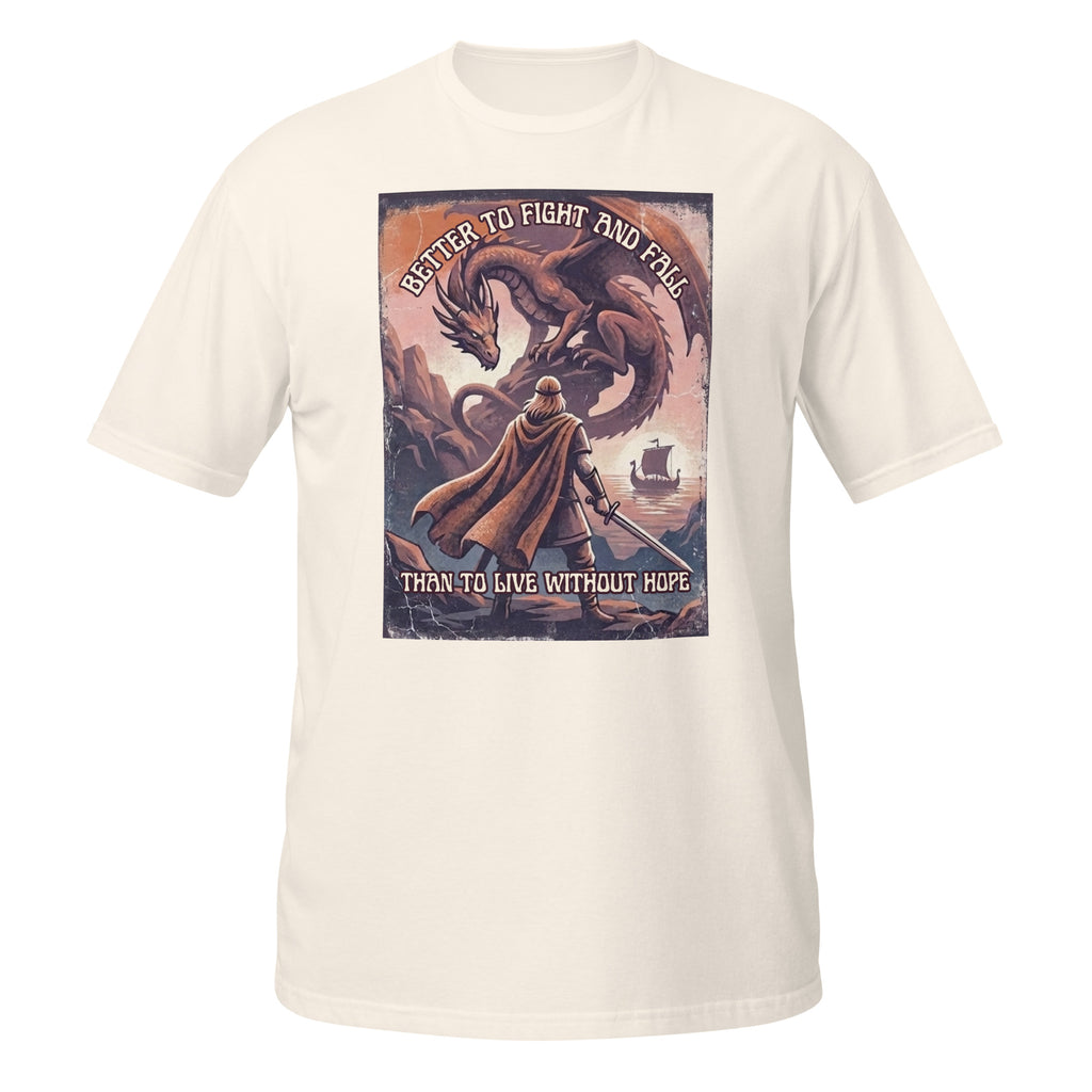 ⚔️ Vintage Viking dragon tee inspired by Norse mythology 🐉 Distressed retro fantasy art with Sigurd, Fafnir & legendary courage 🌊