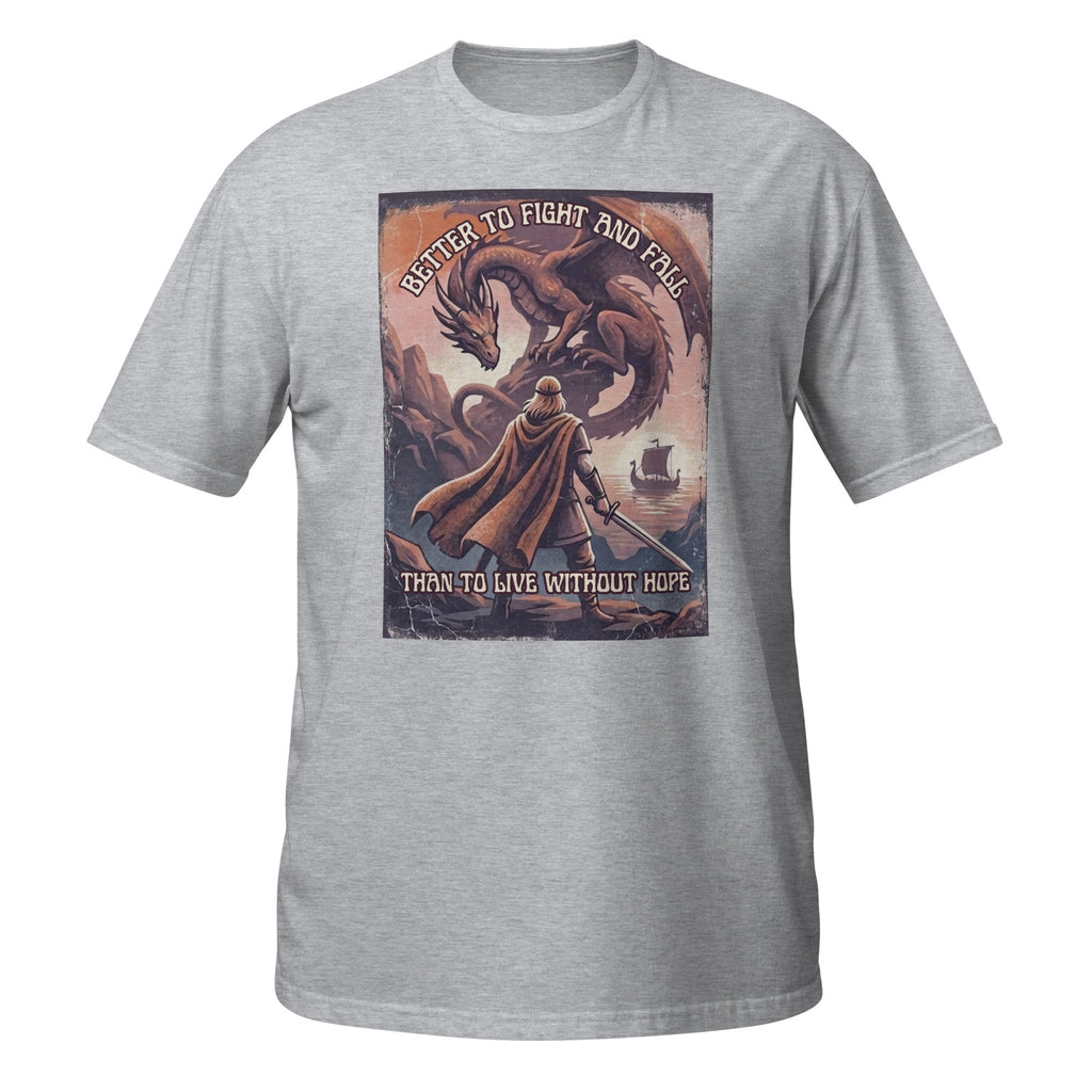 ⚔️ Vintage Viking dragon tee inspired by Norse mythology 🐉 Distressed retro fantasy art with Sigurd, Fafnir & legendary courage 🌊