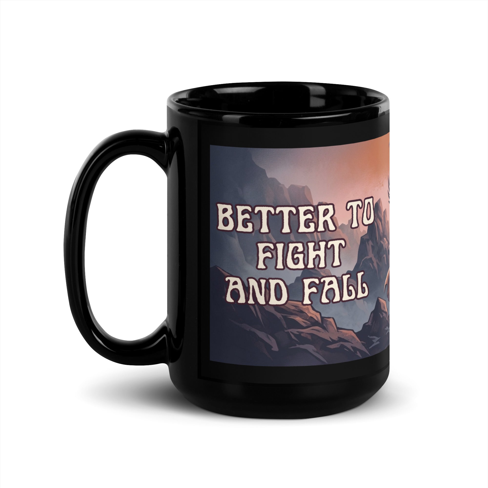 ⚔️ Vintage Viking dragon mug inspired by Norse mythology 🐉 Retro fantasy artwork featuring Sigurd, a dragon & a distant longship 🌊☕