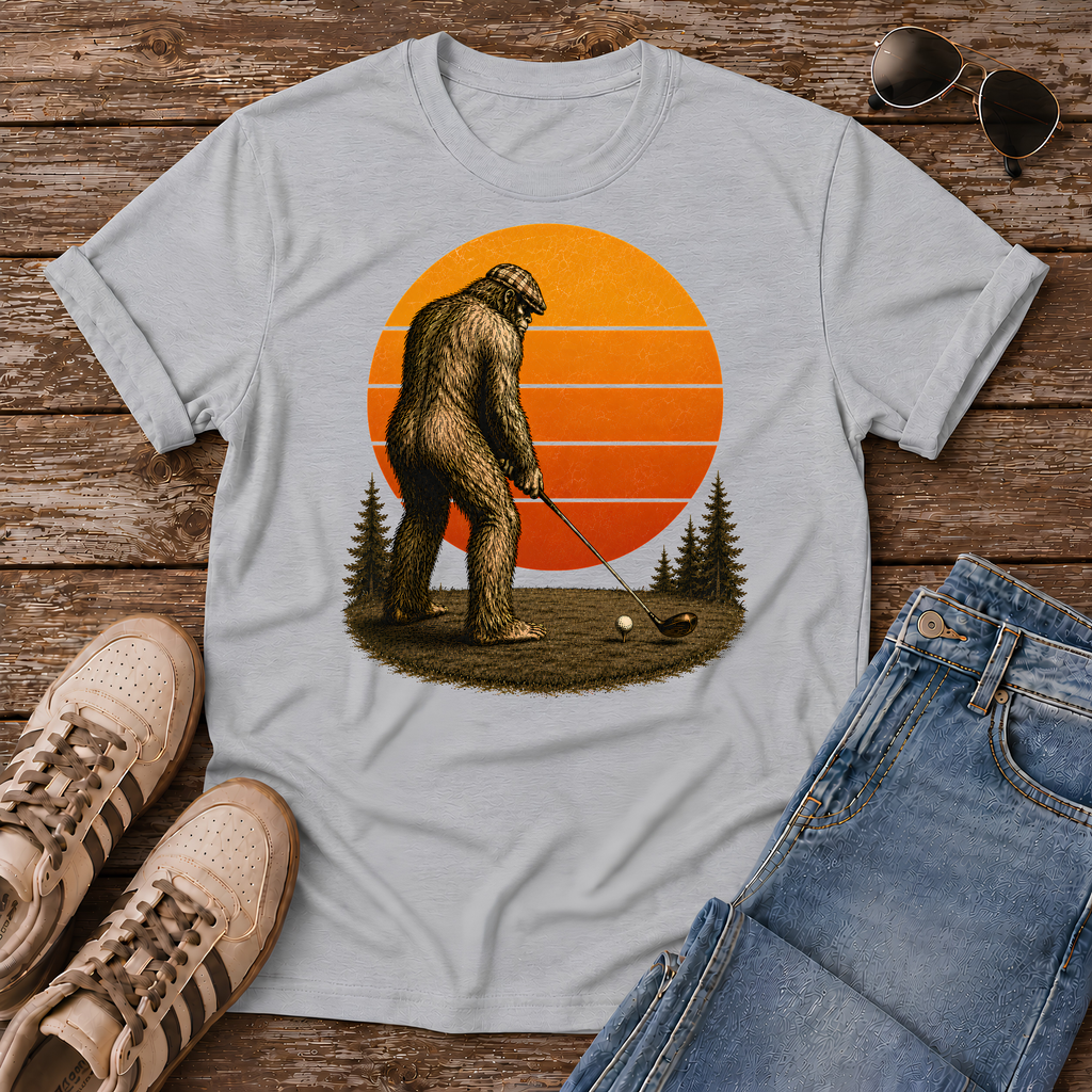 Bigfoot Golfing T-Shirt