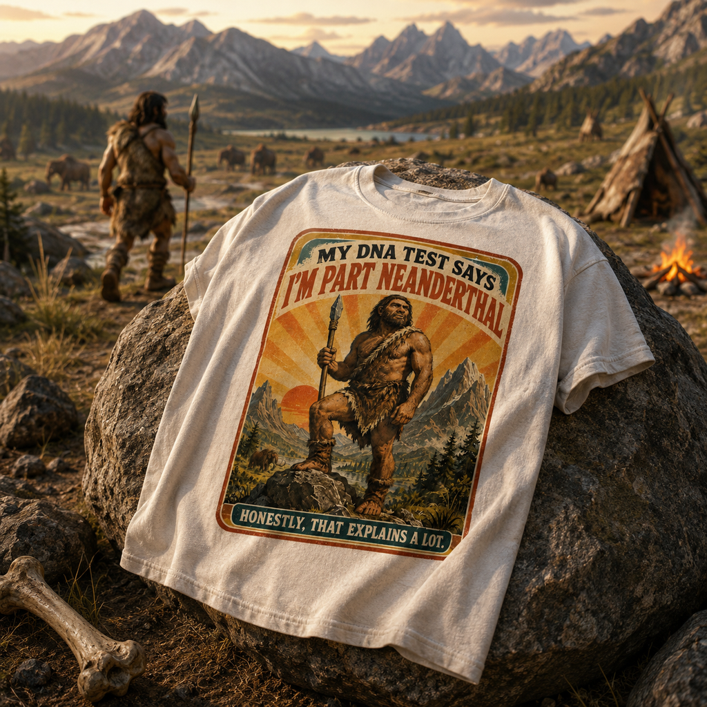 Part Neanderthal DNA T‑Shirt