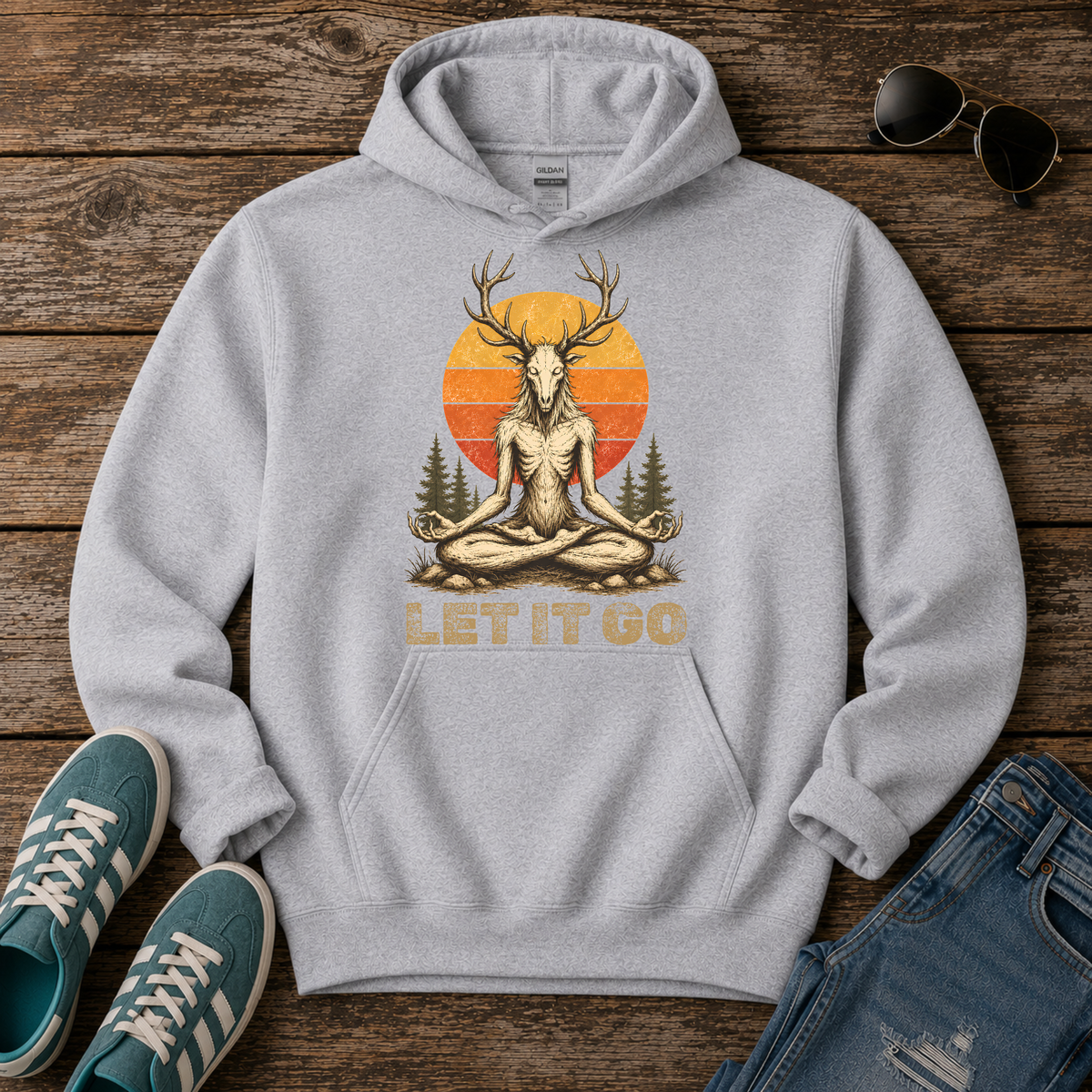 Wendigo Meditation Hoodie