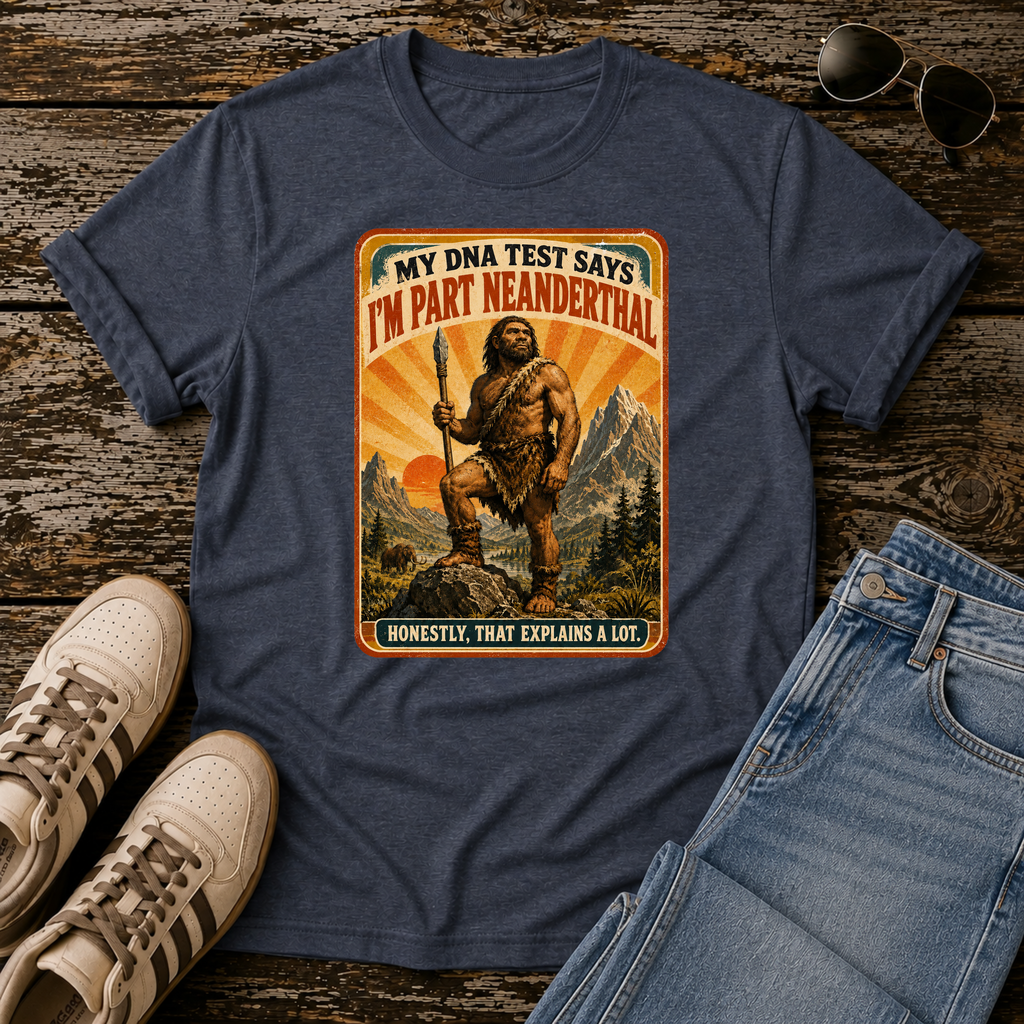 Part Neanderthal DNA T‑Shirt