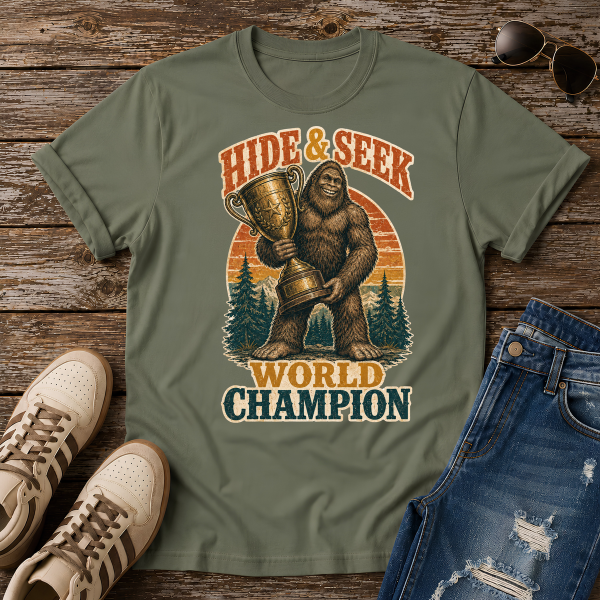 Bigfoot World Champion T-Shirt