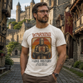 Warning I Like History Vintage Tee | Funny Medieval Knight Shirt
