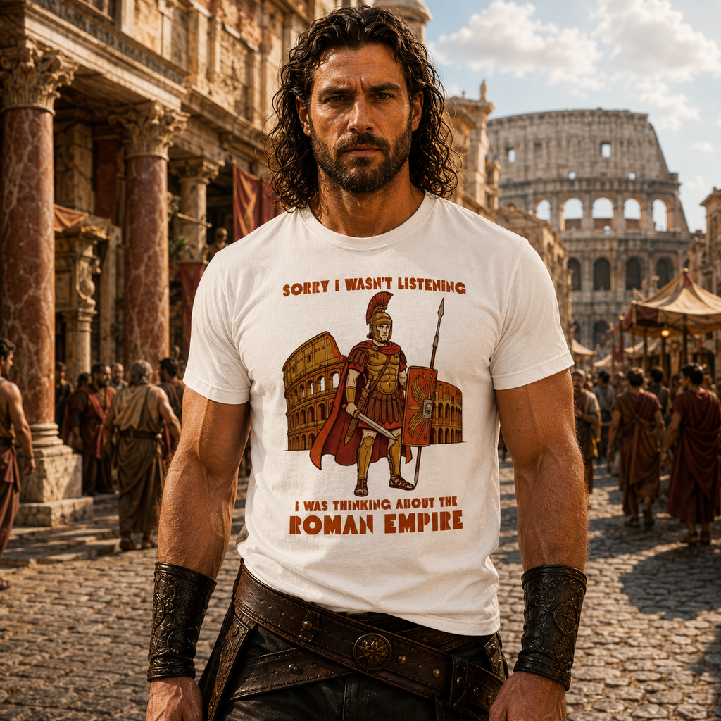Thinking About the Roman Empire Vintage T-Shirt 🏛️⚔️