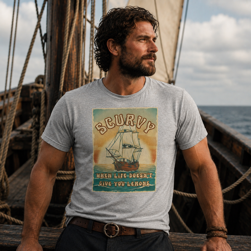 Scurvy – When Life Doesn’t Give You Lemons | Vintage 70s Humor T-Shirt