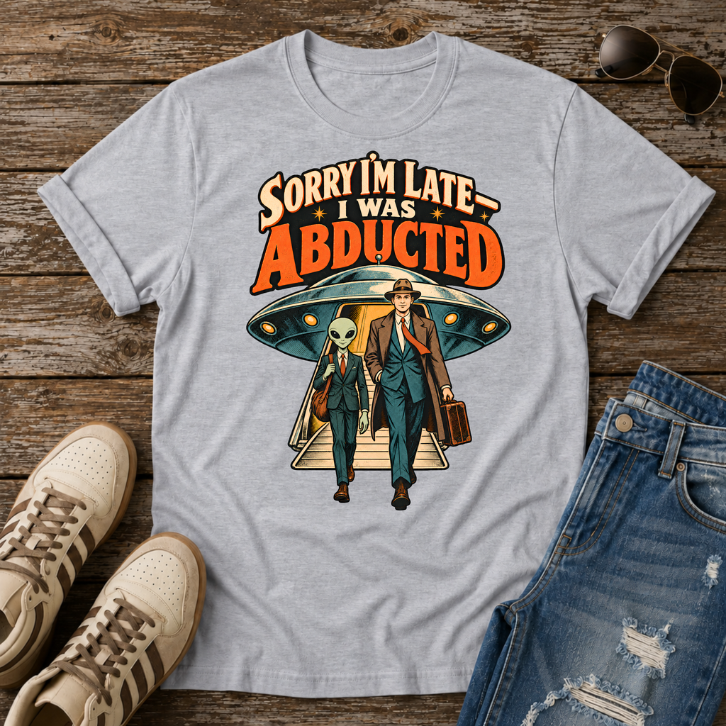 Alien Abduction Late T-Shirt
